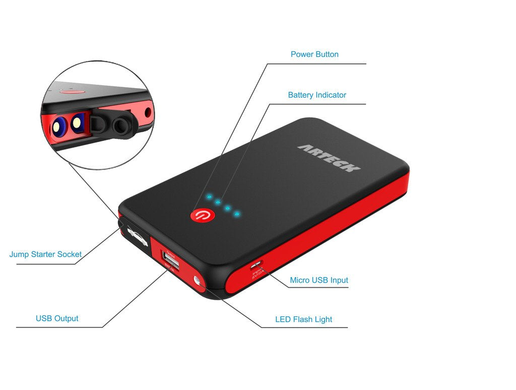 Tintlight Battery/jumper/charger 8000mAh